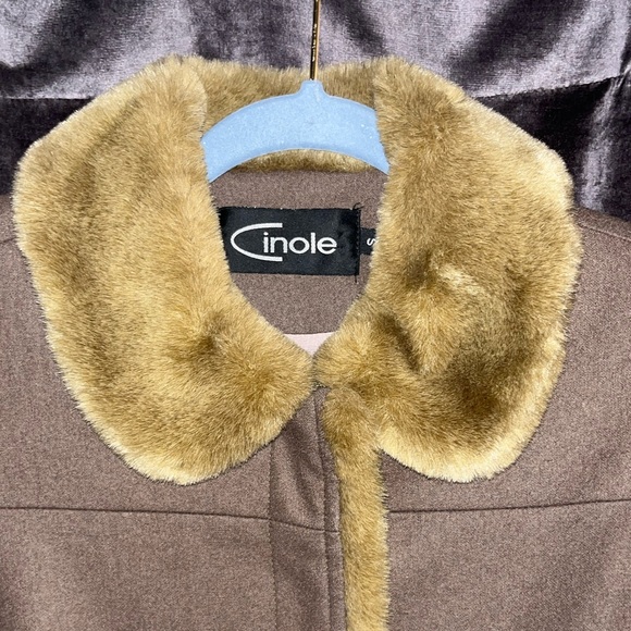 Vintage 1990s Cinole Faux Fur Jacket - Picture 8 of 12